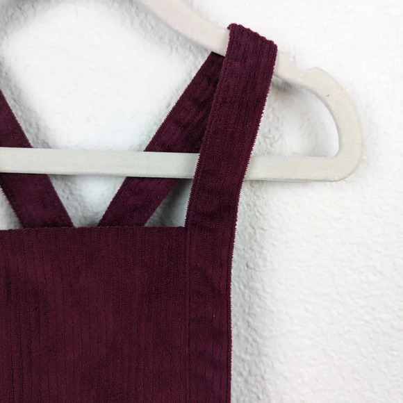 Wonder Nation ~ Baby Girl's Maroon Corduroy Jumper Size 18 months - Picture 2 of 10